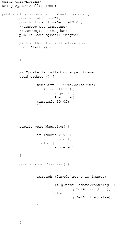 Code Sample in C#